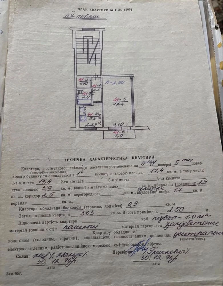 Sale of a 1-bedroom apartment on Volodymyr Veliky Street