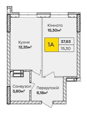 One-bedroom apartment for sale, Pózniaky — for locals, 20