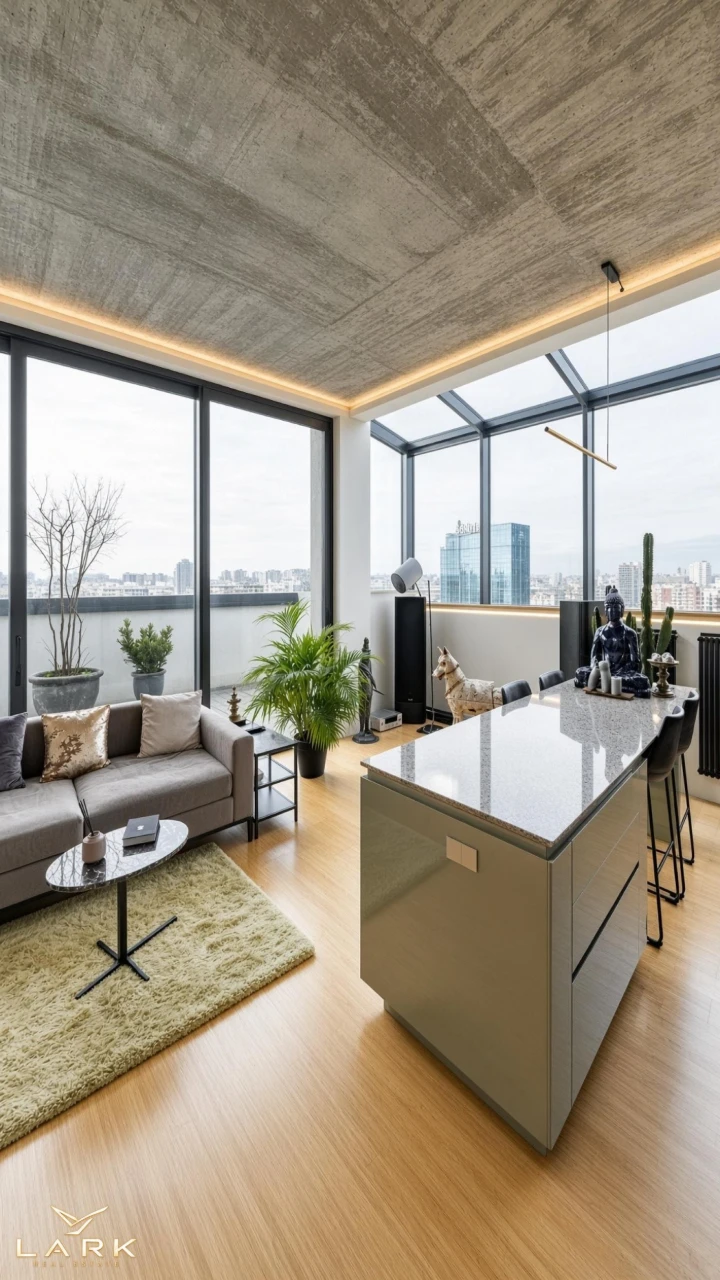 Exclusive penthouse with terrace for sale in the AuRoom complex | Center