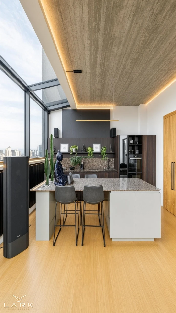 Exclusive penthouse with terrace for sale in the AuRoom complex | Center