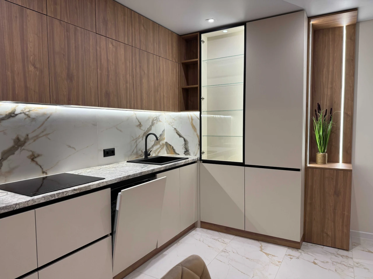 Spacious 1-bedroom apartment with modern renovation