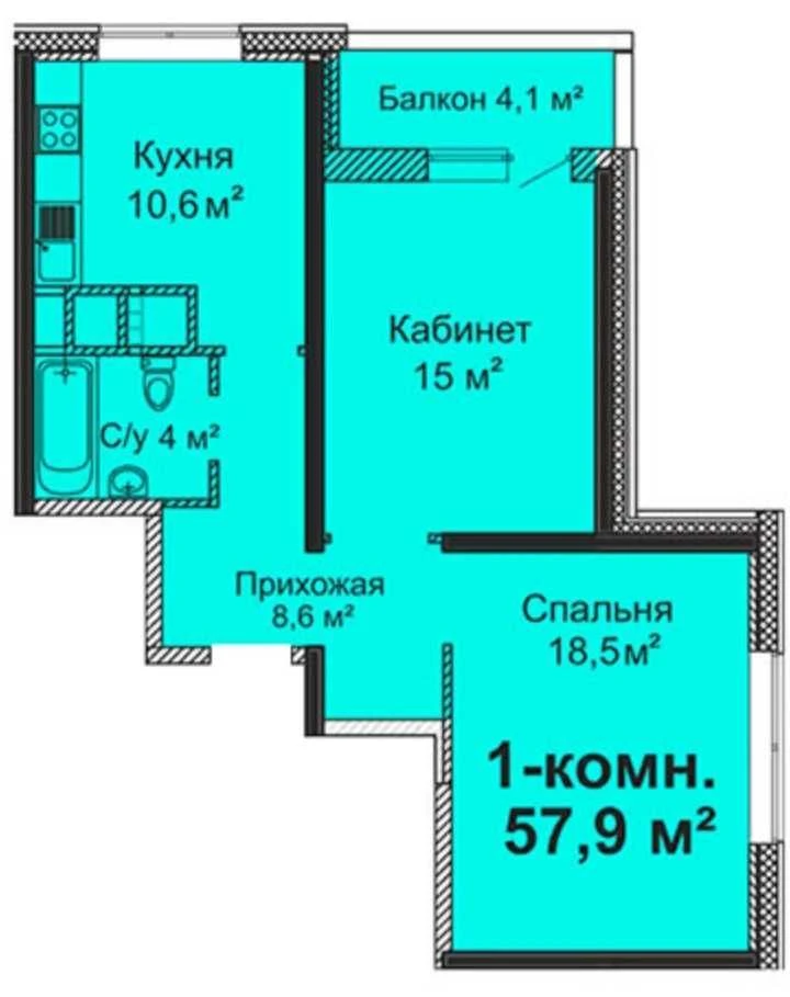 Красивая ‼️2-комн.квартира ЖК Скай Сити‼️ Черемушки/Таирова‼