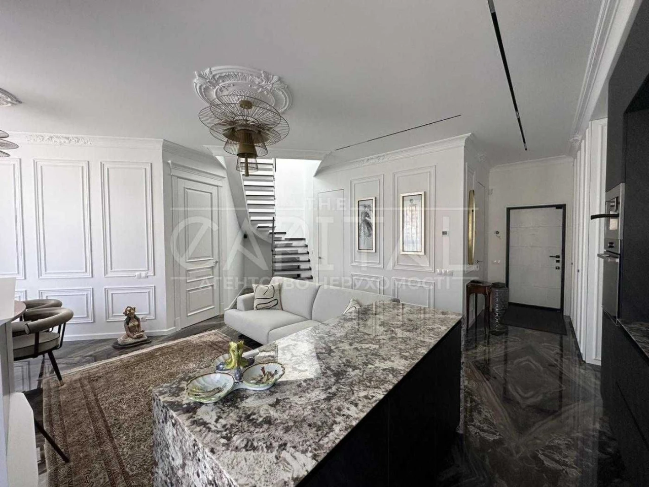 Apartment for sale with a terrace in the Greenville residential complex in the Pechersk district, 115 sq m