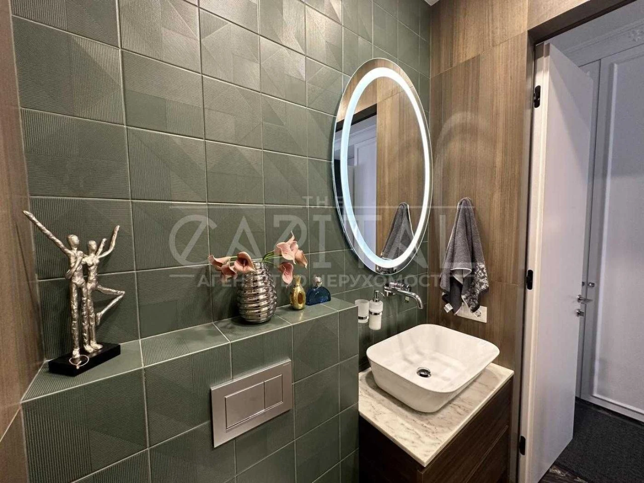 Apartment for sale with a terrace in the Greenville residential complex in the Pechersk district, 115 sq m