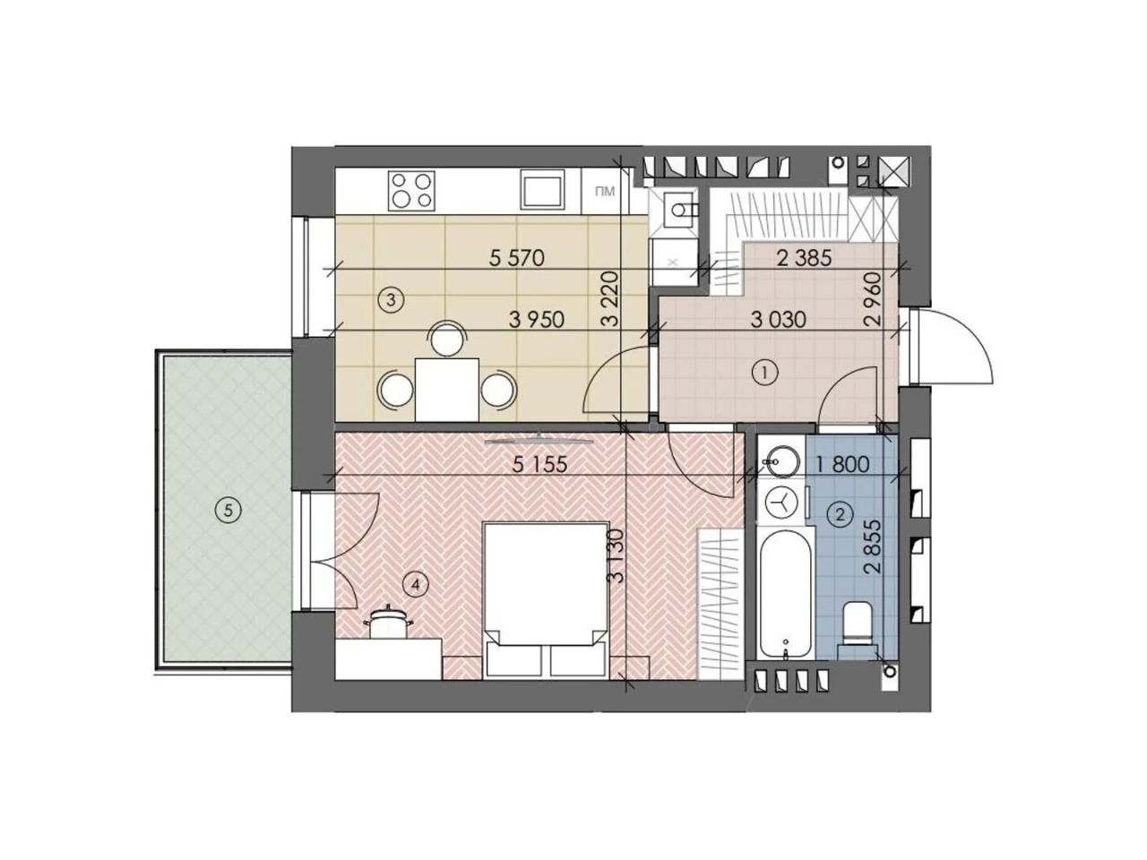 Apartment for Sale: Nova Koreя 2