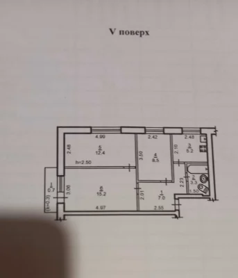 3-room apartment in Nagorka, owner