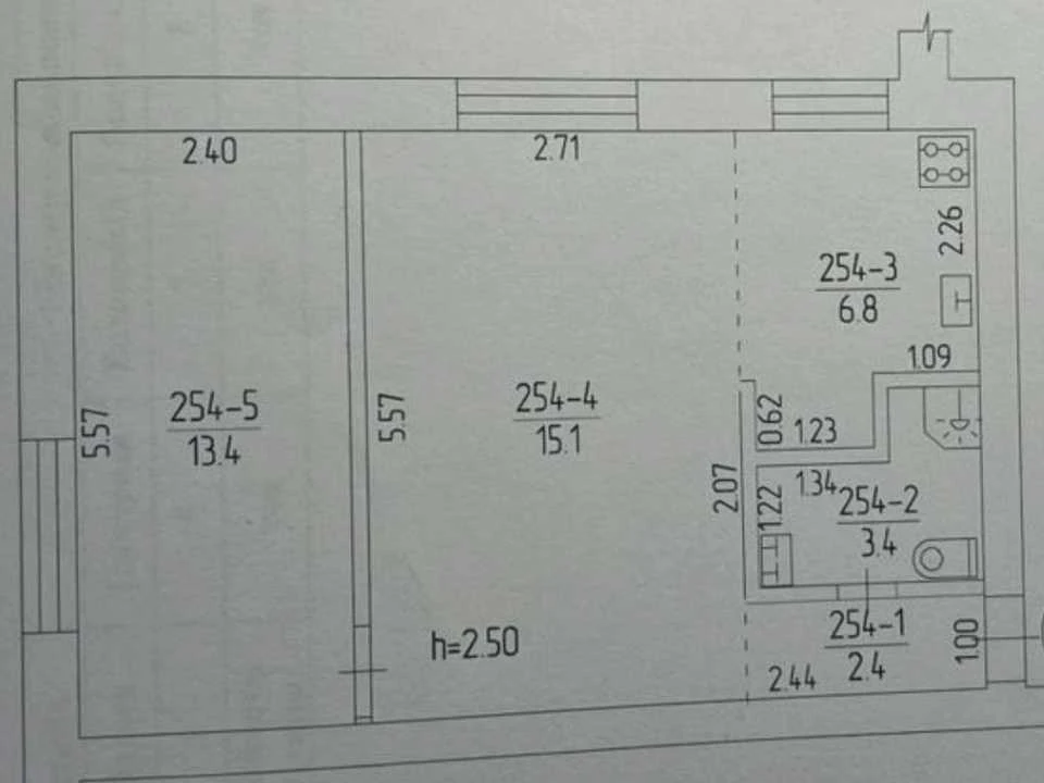Apartment. Naukі Street, Kharkiv