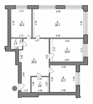 Sale of the cheapest 3-room apartment with renovation in a new building!