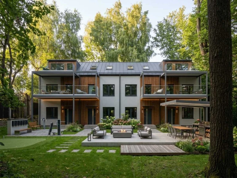 Феофания продаж будинок на 4 квартири. 40кВт.Танхаус. 175000