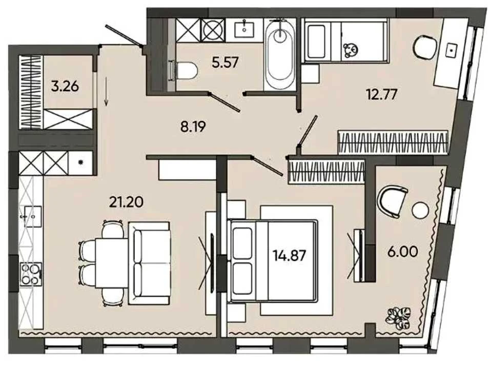 Apartment. Lviv, Plasto вул.