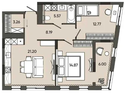 Apartment. Lviv, Plasto вул.