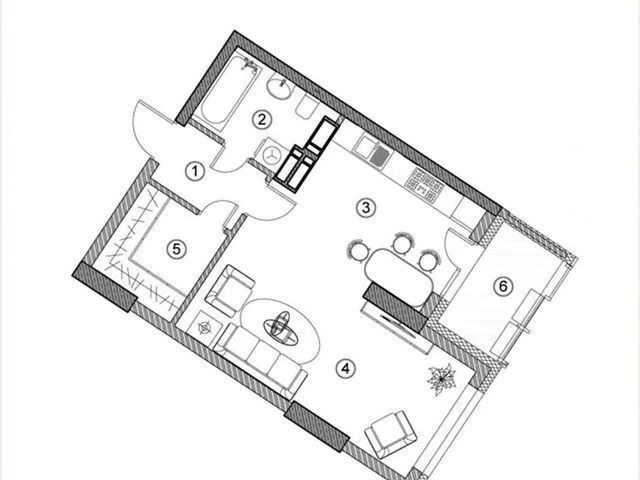 Sale of 1-room apartment 45 sq. m on Mykola Mikhnovsky Blvd. 13A