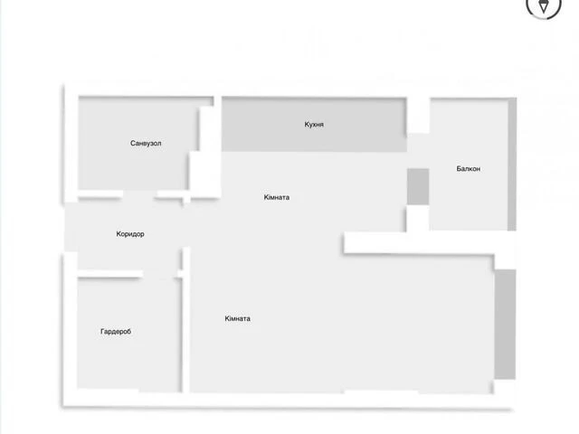 Sale of 1-room apartment 45 sq. m on Mykola Mikhnovsky Blvd. 13A