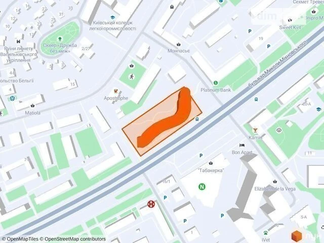 Sale of 1-room apartment 45 sq. m on Mykola Mikhnovsky Blvd. 13A