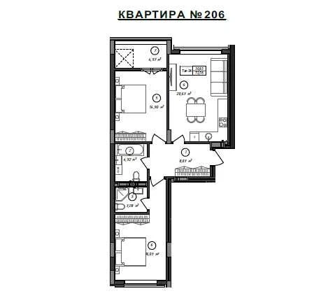 Продаж 2к квартири в ЖК For Life