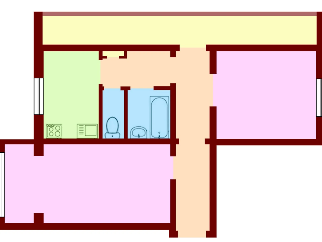Long-Term Rental Apartment in Solomyanka