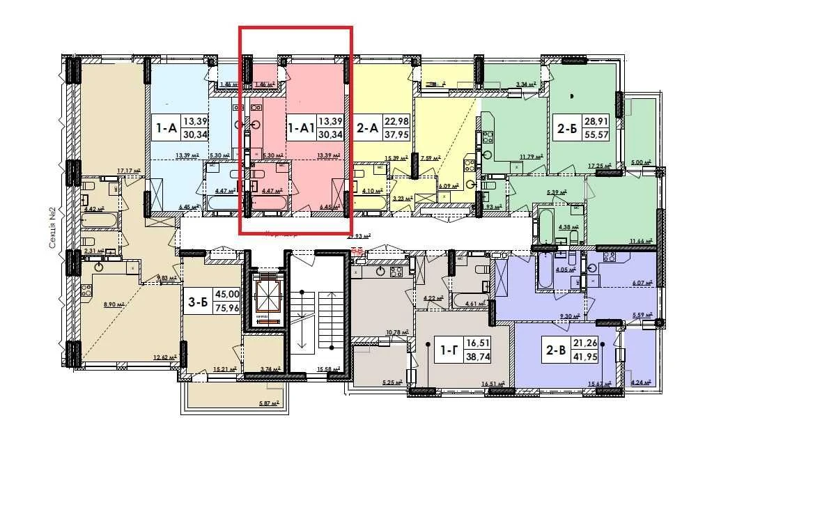 Apartments in the forest zone, ЖК Пуща Водиця. Studio apartment