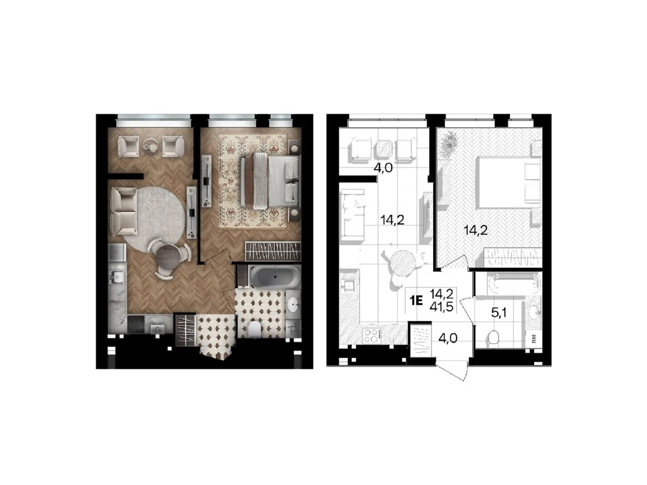 Apartment for Sale in Tyzhiav