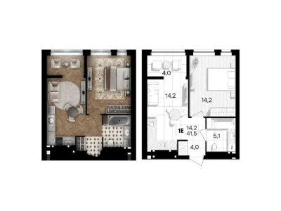 Apartment for Sale in Tyzhiav