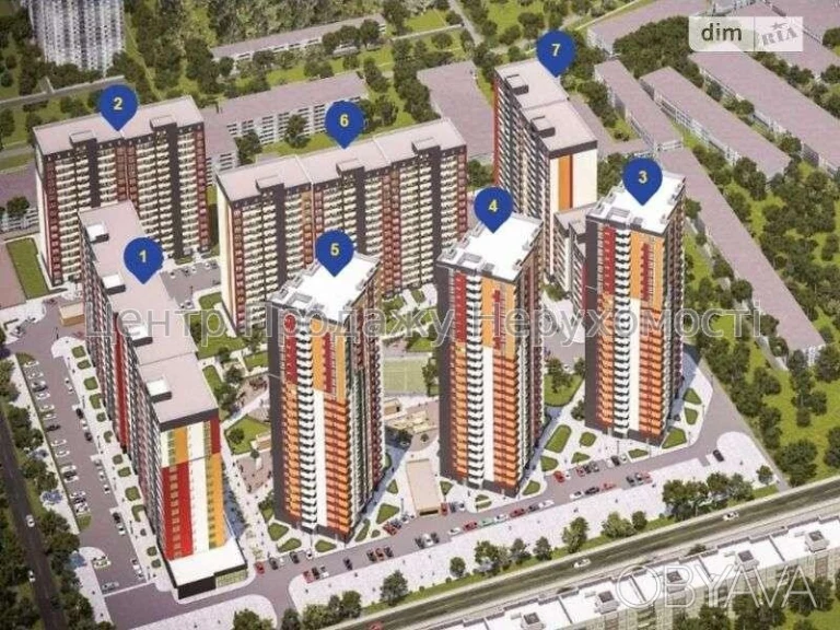 Однокомнатная квартира, 36 кв. м.