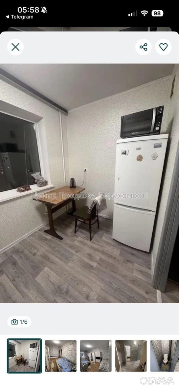 1-bedroom apartment, 35 sq. m.