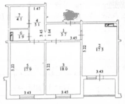 For Sale: 2-bedroom apartment (72.7 sq m) in Kyiv, Obolon district