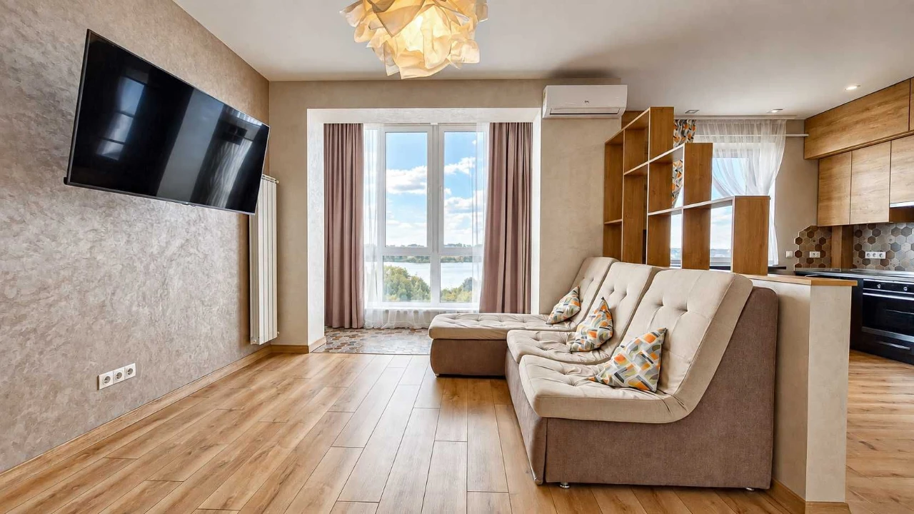 Apartment for sale in the Lake Land residential complex with a view of the Basov Kut lake.