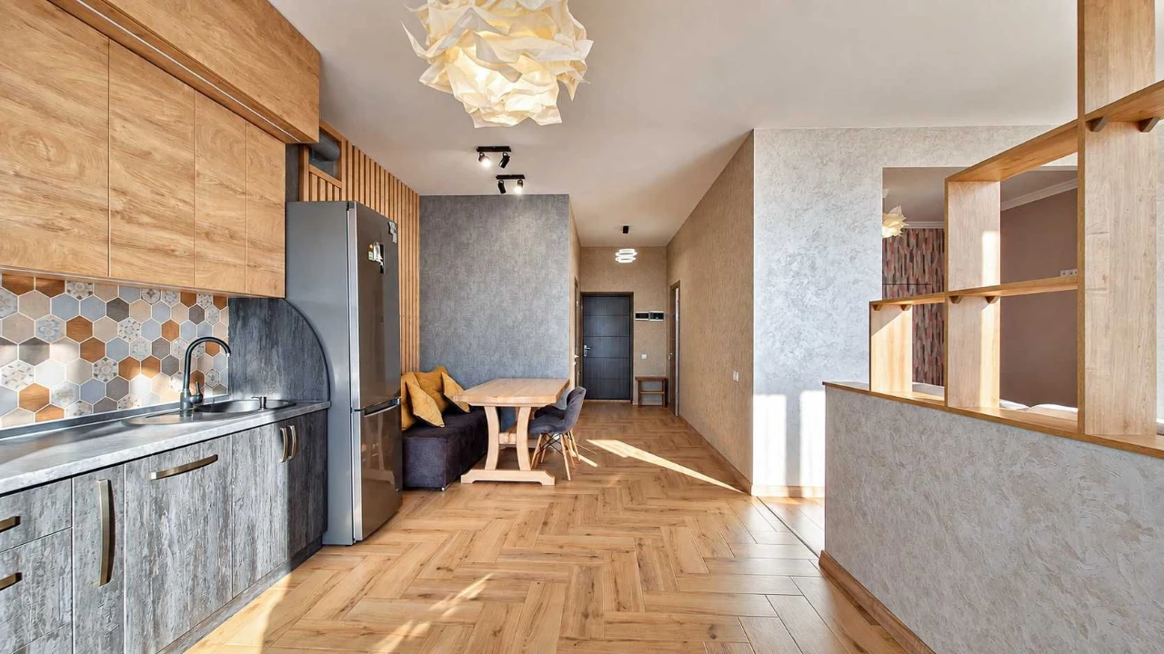 Apartment for sale in the Lake Land residential complex with a view of the Basov Kut lake.