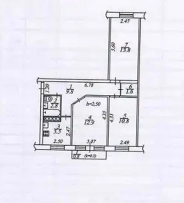 For sale 3-room apartment with renovation, Slobodzhansky Avenue / Kalinova Street