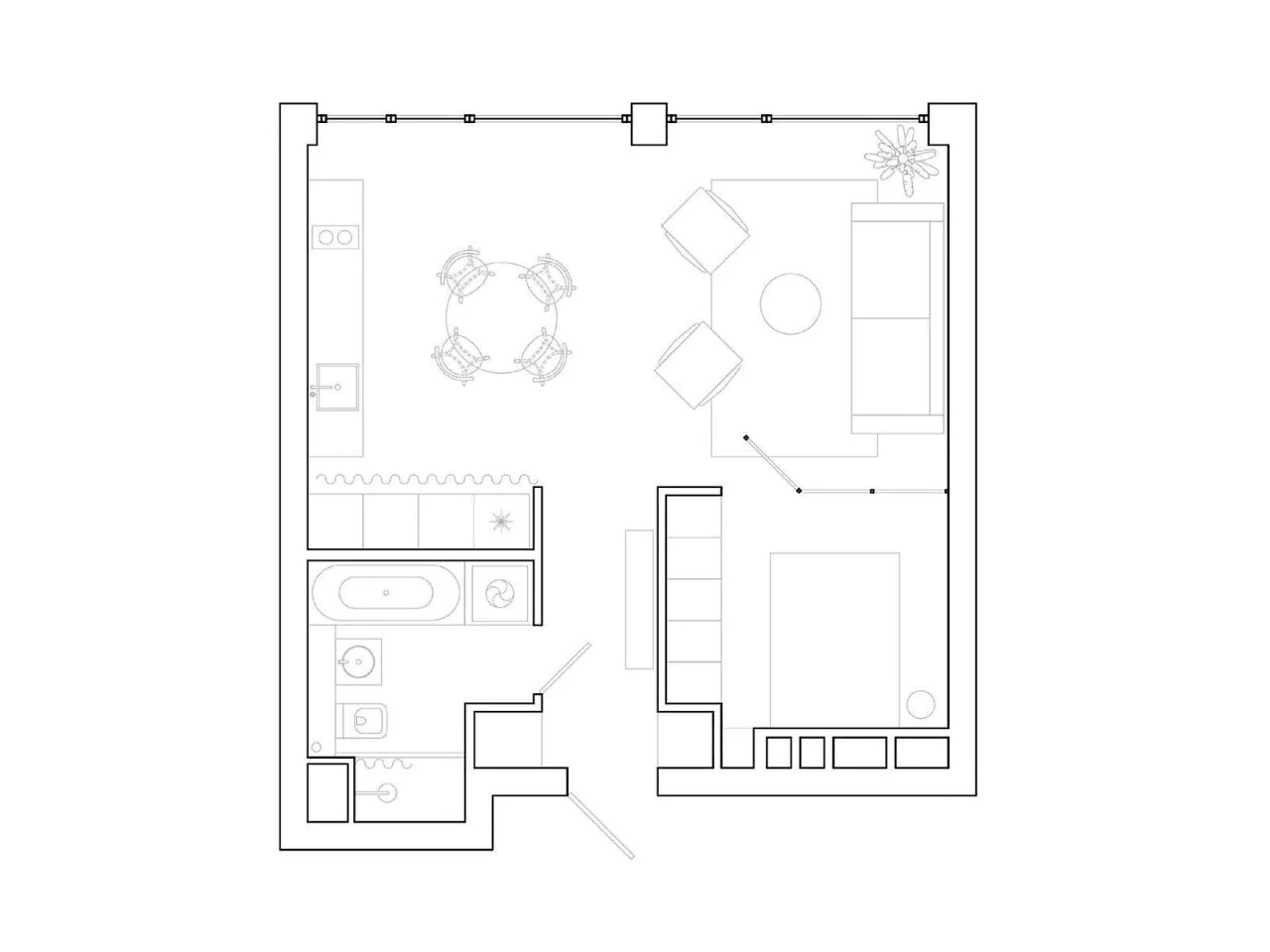 Long-Term Rental Apartment, Solotskaya Slobidka