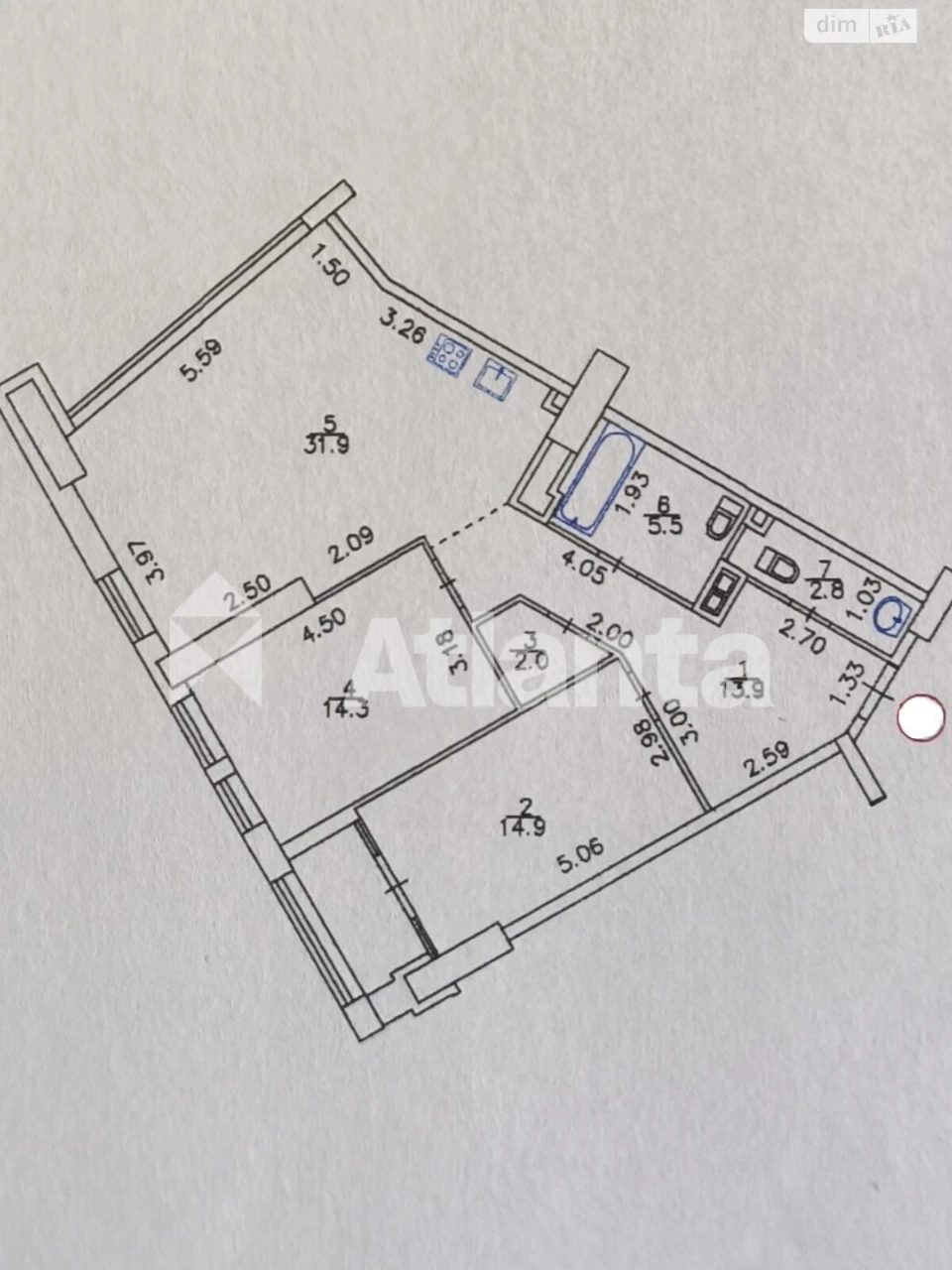 Apartment for Sale: Manhattan City, Berezayskaya Street 11