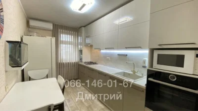 3-room apartment 65 sq m with renovation, furniture and appliances. T