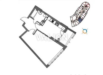 Sale of a 1-room apartment on Mykhailo Mihnovsky Blvd. 13a