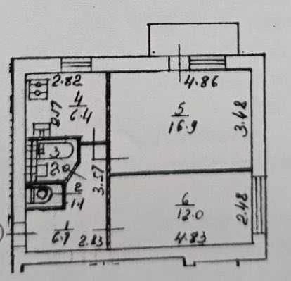 Продажа 2-комнатной квартиры, 50 м2, Дегтяревская 47, Шулявка, Берестейская