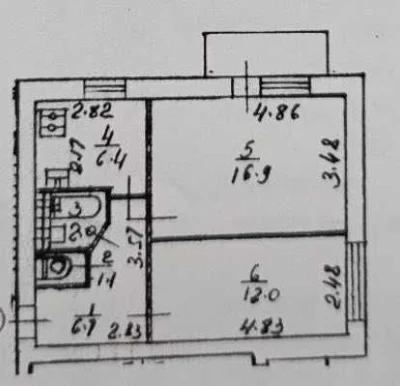 Продажа 2-комнатной квартиры, 50 м2, Дегтяревская 47, Шулявка, Берестейская