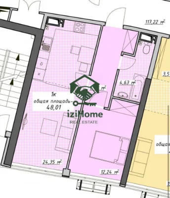 Apartment in ЖК Атмосфера, Section 7, Arcadia
