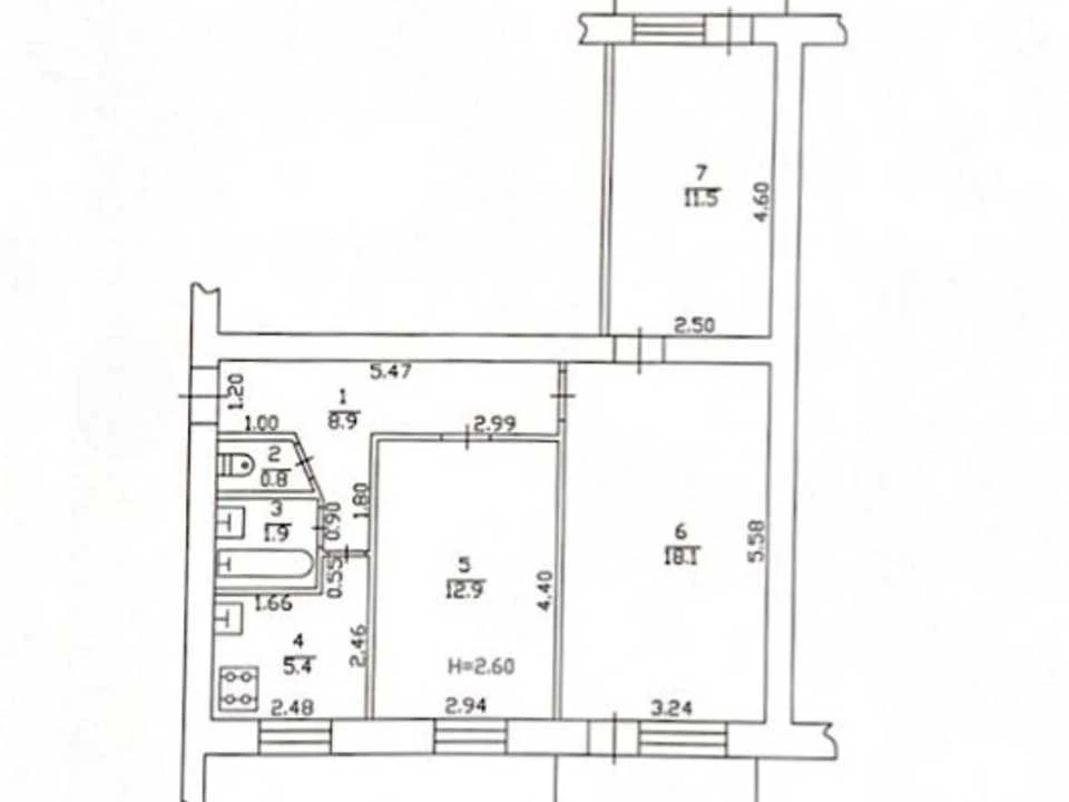 Apartment. Kharkiv, Poltavsky Shliakh st.