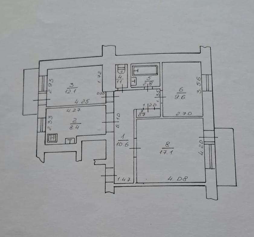 3х кімнатна квартира 65.5 м2, ремонт, готова, соборності, вл