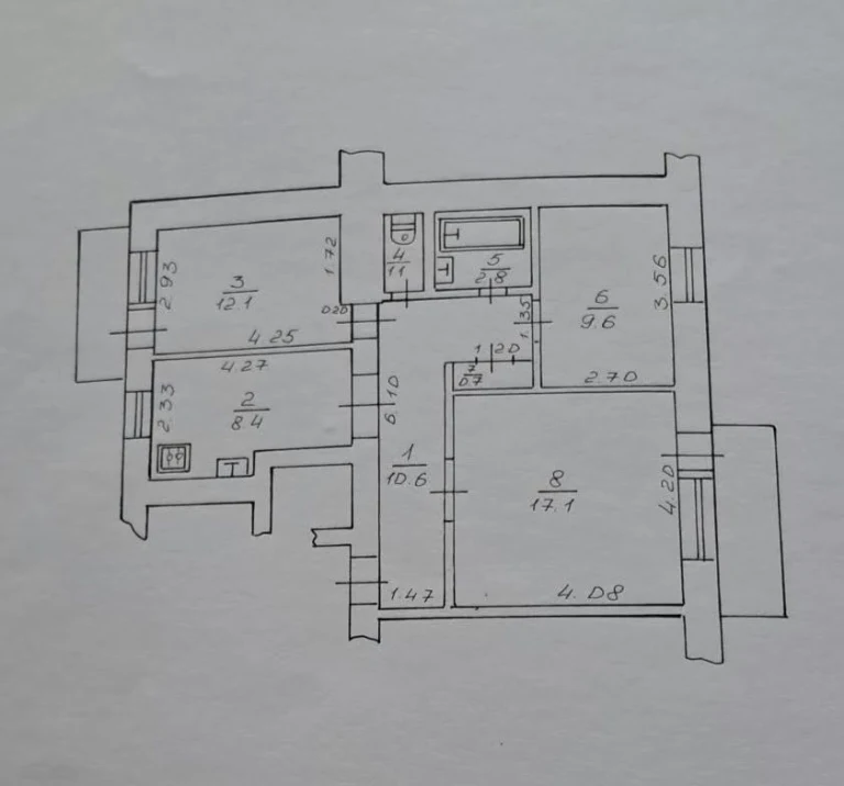3х кімнатна квартира 65.5 м2, ремонт, готова, соборності, вл