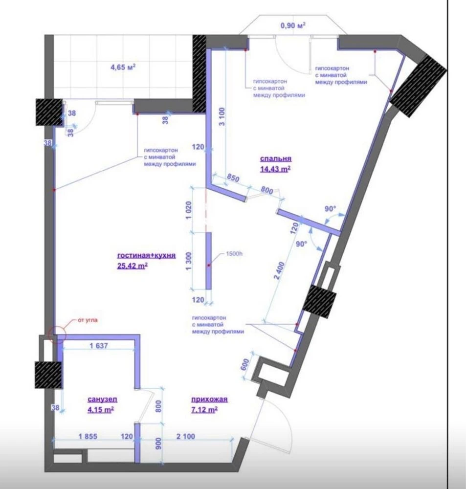 Apartment for sale, 1 room, 57 m², view of the sea, ЖК Миконос 10 ст Фонт