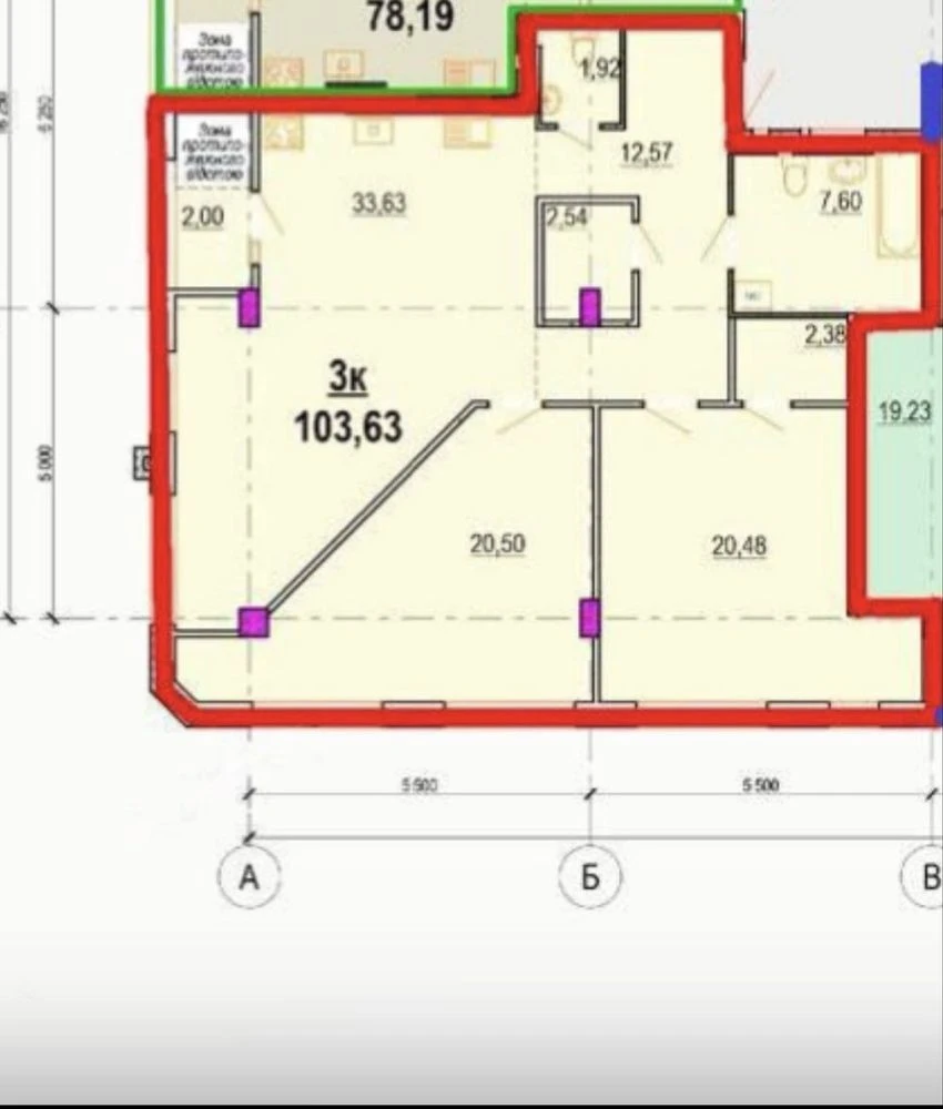3-кімнатна квартира 104 м² з панорамними вікнами | ЦІНА НИЖЧ