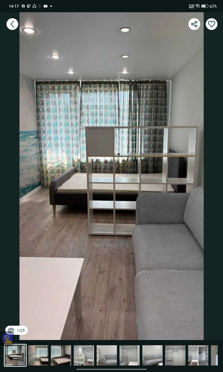 Sale of a 1-bedroom apartment on вул. Мілютенка, building 36, Liso