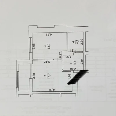 Horobroho 11b, 1-bedroom apartment without commission