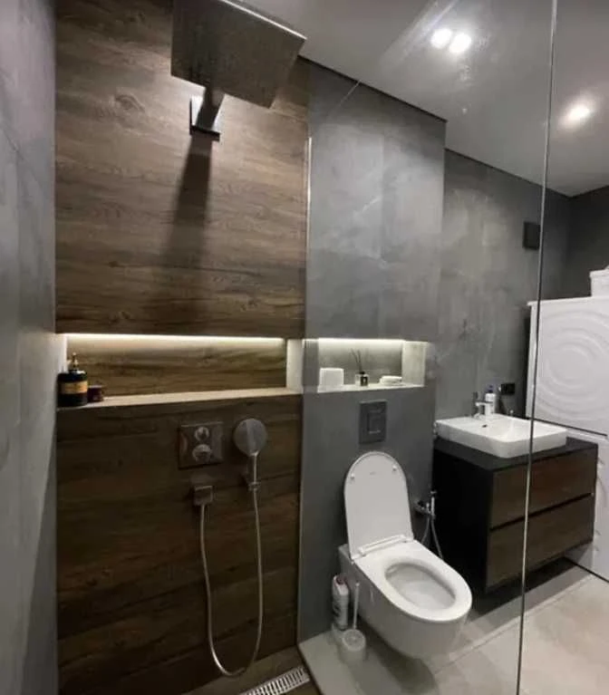 2-комнатная квартира 67 м² с ремонтом, газовым отоплением и