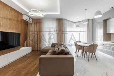 Stylish 3-bedroom apartment 100m2/9floor, in the "French Quarter" residential complex
