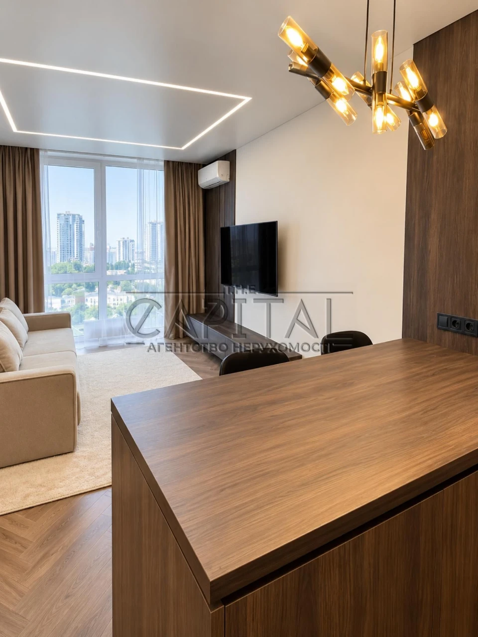 Дизайнерская 1-комнатная квартира 45 м² в ЖК GREAT