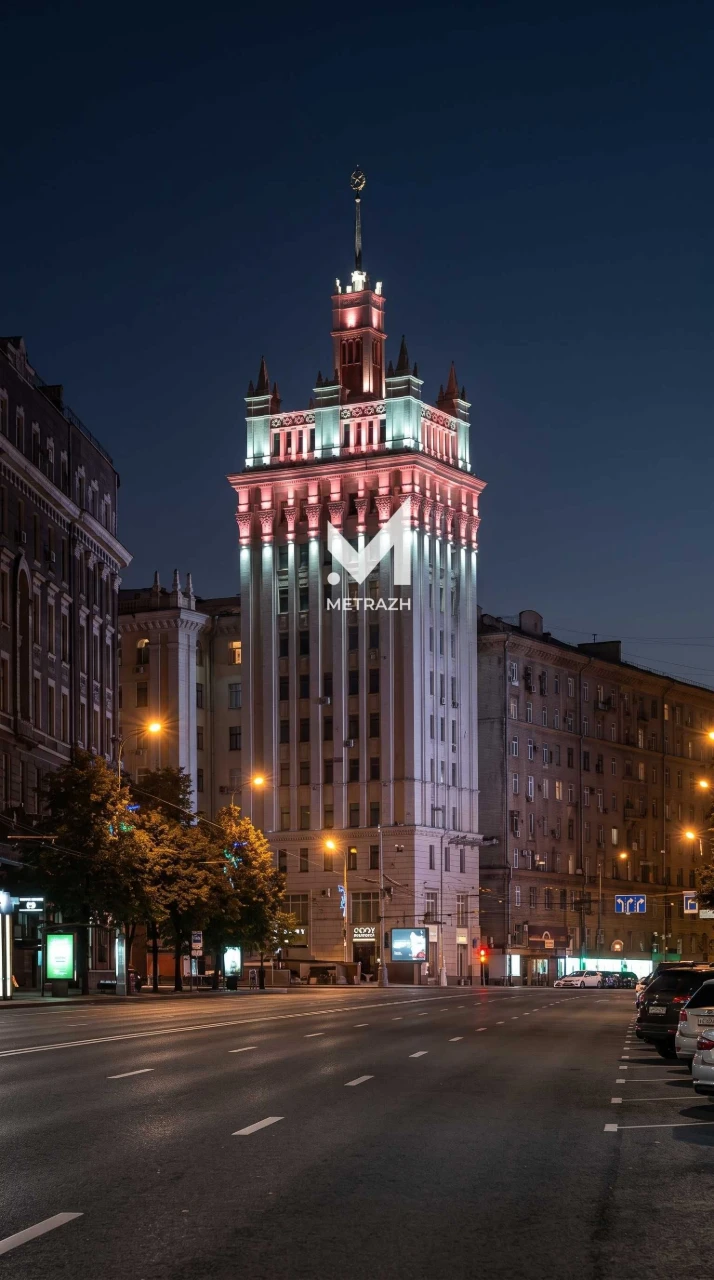 For sale, 2-bedroom apartment in the heart of the city, house with a spire.