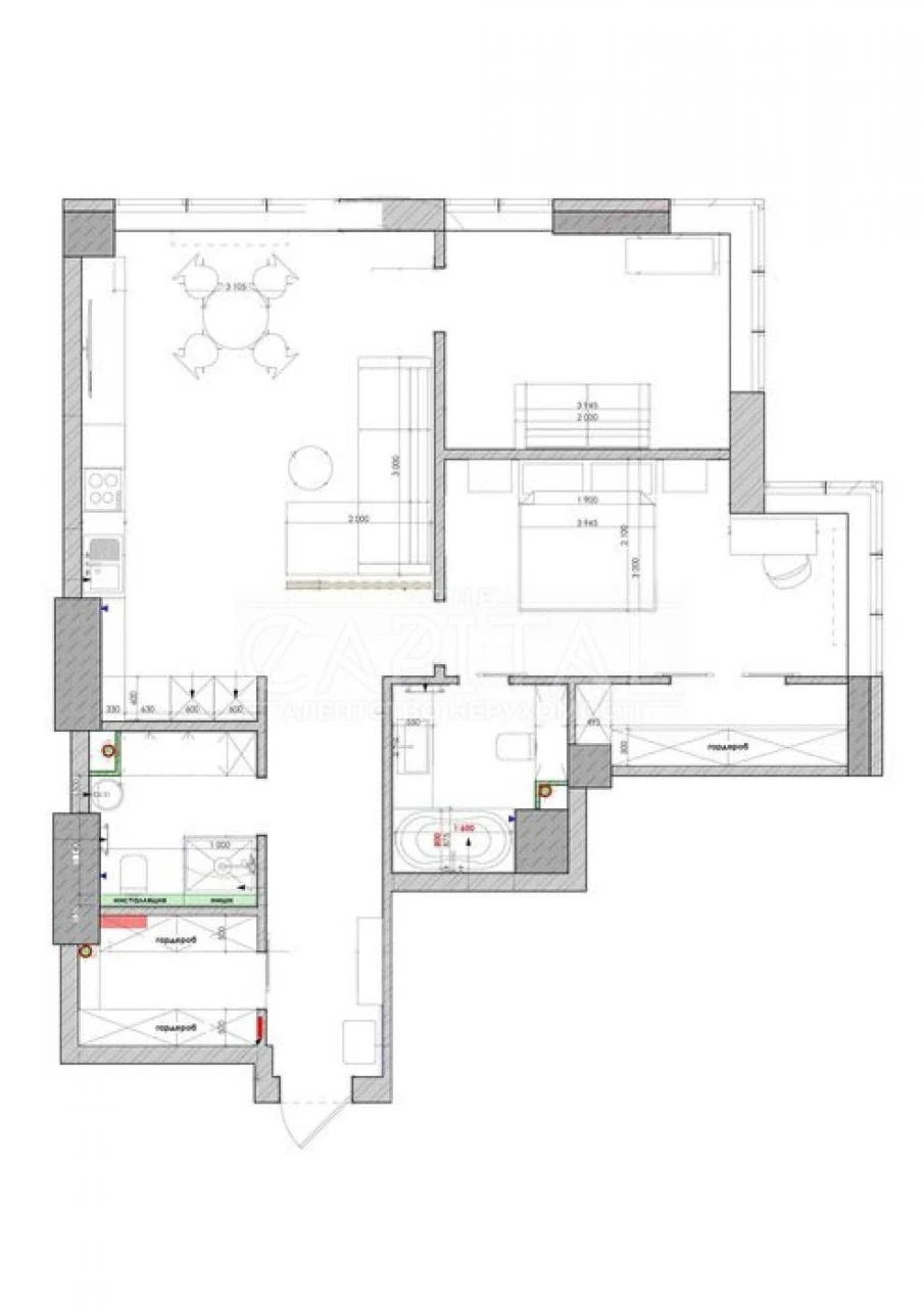 Сдача квартиры
Сдача видової квартиры 91 м² в ЖК RiverSton