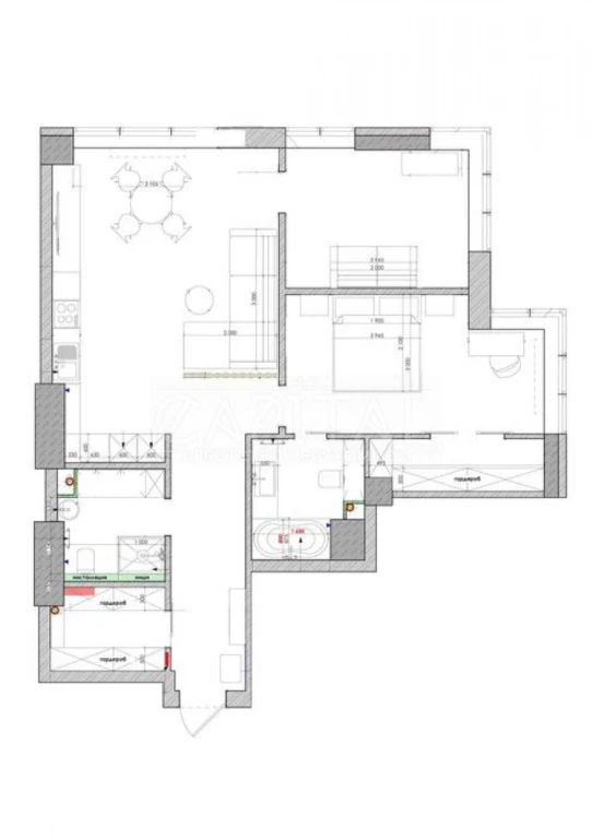 Apartment for Rent - Spacious Apartment 91 sq m in RiverStone Residential Complex