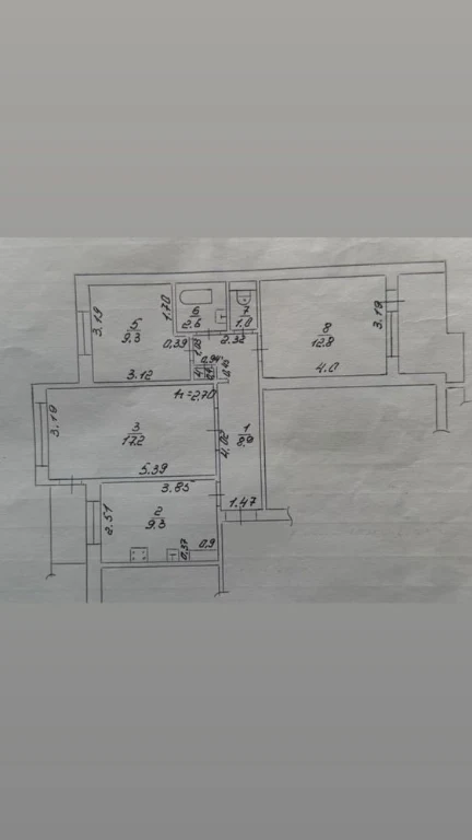 65 sq m ‼️ 3-room apartment ‼️ Attic ‼️ 5th floor Таирова Киевский